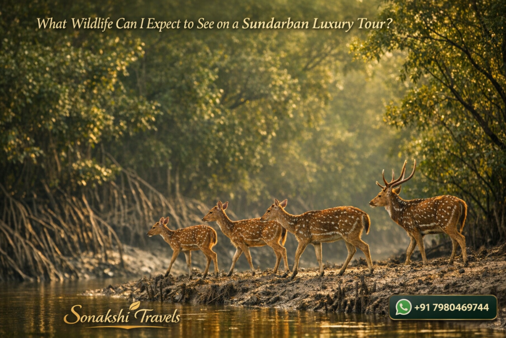 What Wildlife Can I Expect to See on a Sundarban Luxury Tour?