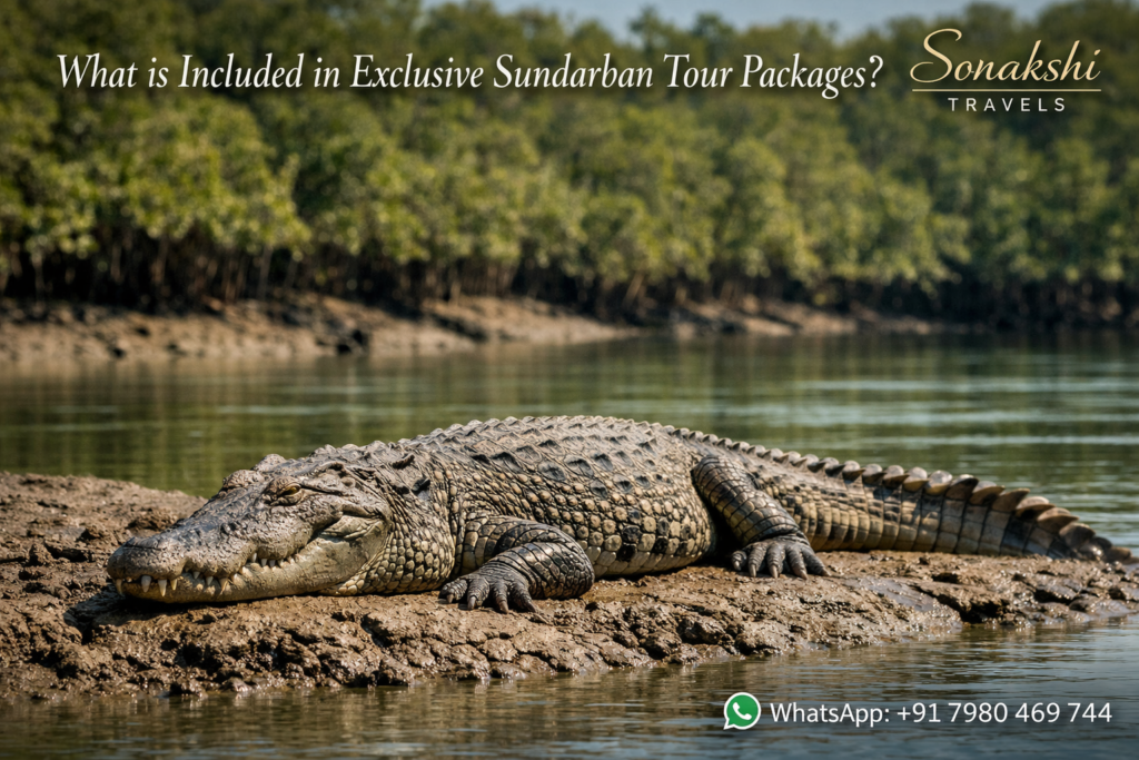 crocodile in Sundarban