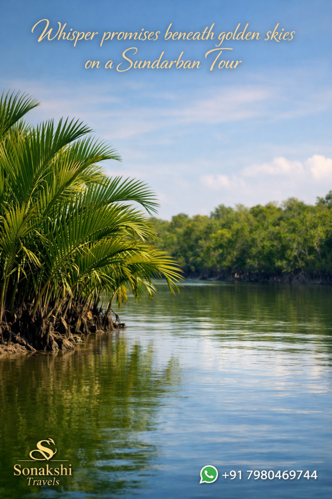 Whisper promises beneath golden skies on a Sundarban Tour