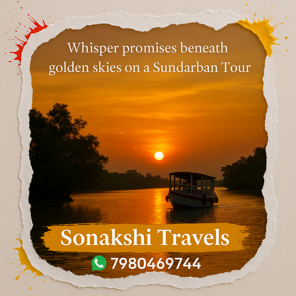 Whisper promises beneath golden skies on a Sundarban Tour