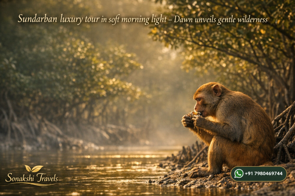 Sundarban luxury tour in soft morning light - Dawn unveils gentle wilderness
