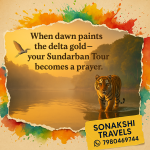 When dawn paints the delta gold