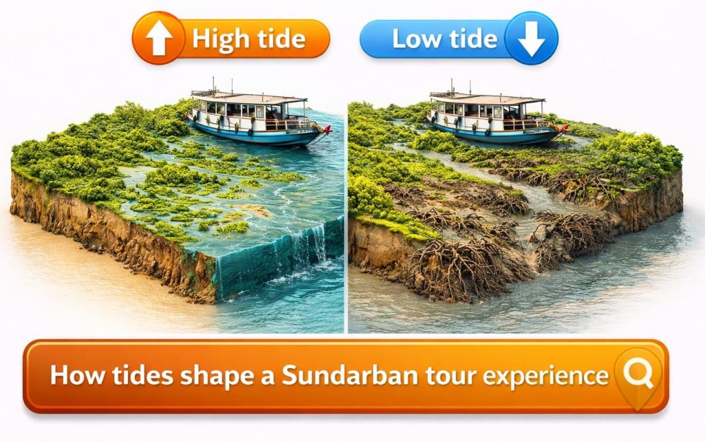 How tides shape a Sundarban tour experience