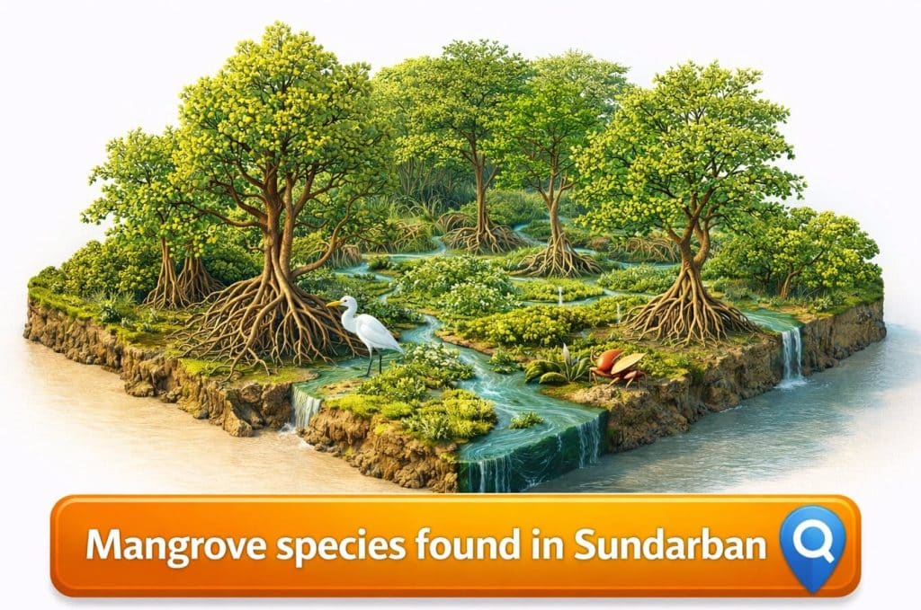 Mangrove species found in Sundarban
