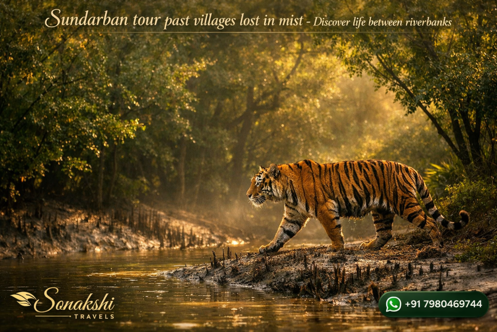 Sundarban tour past villages lost in mist - Discover life between riverbanks
