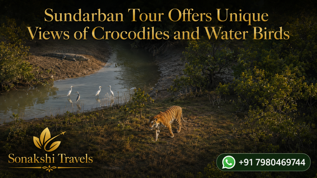 Sundarban Tour Offers Unique Views of Crocodiles and Water Birds