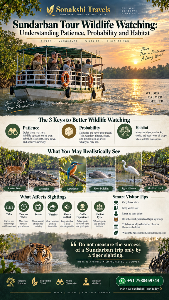 Sundarban Tour Wildlife Watching: Understanding Patience, Probability and Habitat